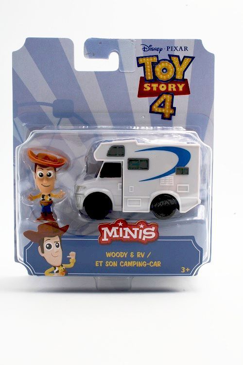 Toy Story 4 Figur Woody Wohnmobil Wohnwagen Spielfigur Minifigur Spielzeug Auto 