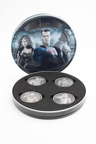 MM160 - Collectible Coins (4 pcs) - Batman vs. Superman