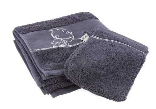 MA130331 - Towel with washcloth - Tintin