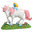 EBI472590 - Pitufina con unicornio - Aqua Della