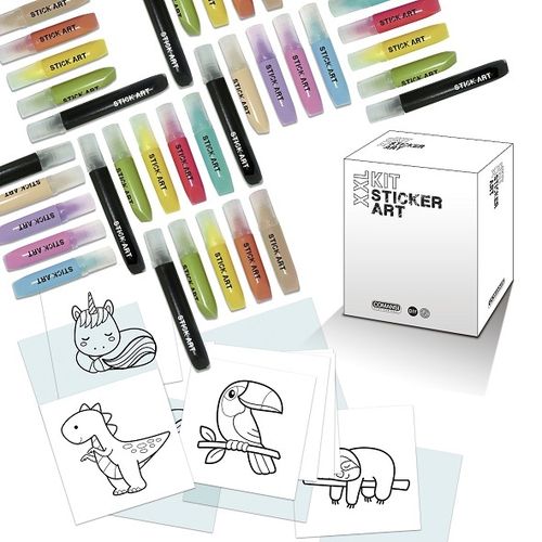 SA14000 - Sticker Art - Set para colorear XL Party